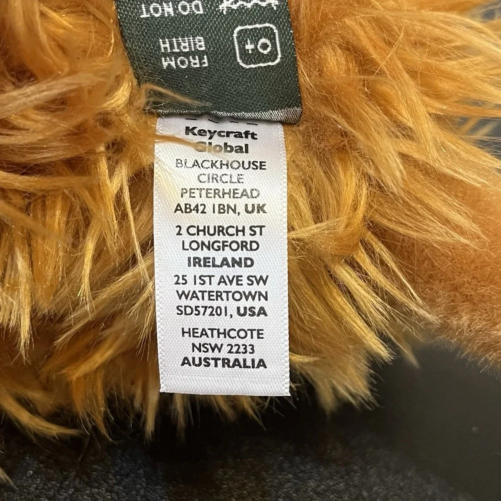 Highland Cow Plush Living Nature Stuffed Animal 9
